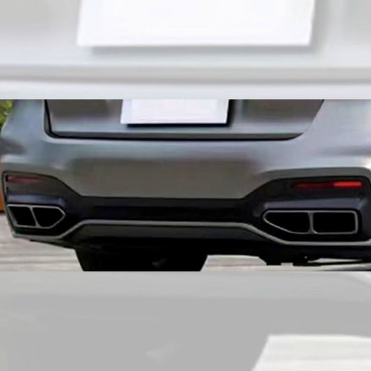 Gloss Black Exhaust Tips for BMW G11 G12 7 Series LCI 20-23 - Carbon Factory