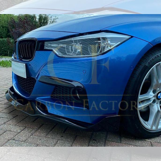Gloss Black Fog Light Trims for BMW F30 F31 3 Series M Sport 12-19 - Carbon Factory