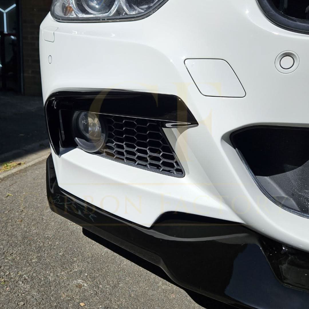 Gloss Black Fog Light Trims for BMW F30 F31 3 Series M Sport 12-19 - Carbon Factory