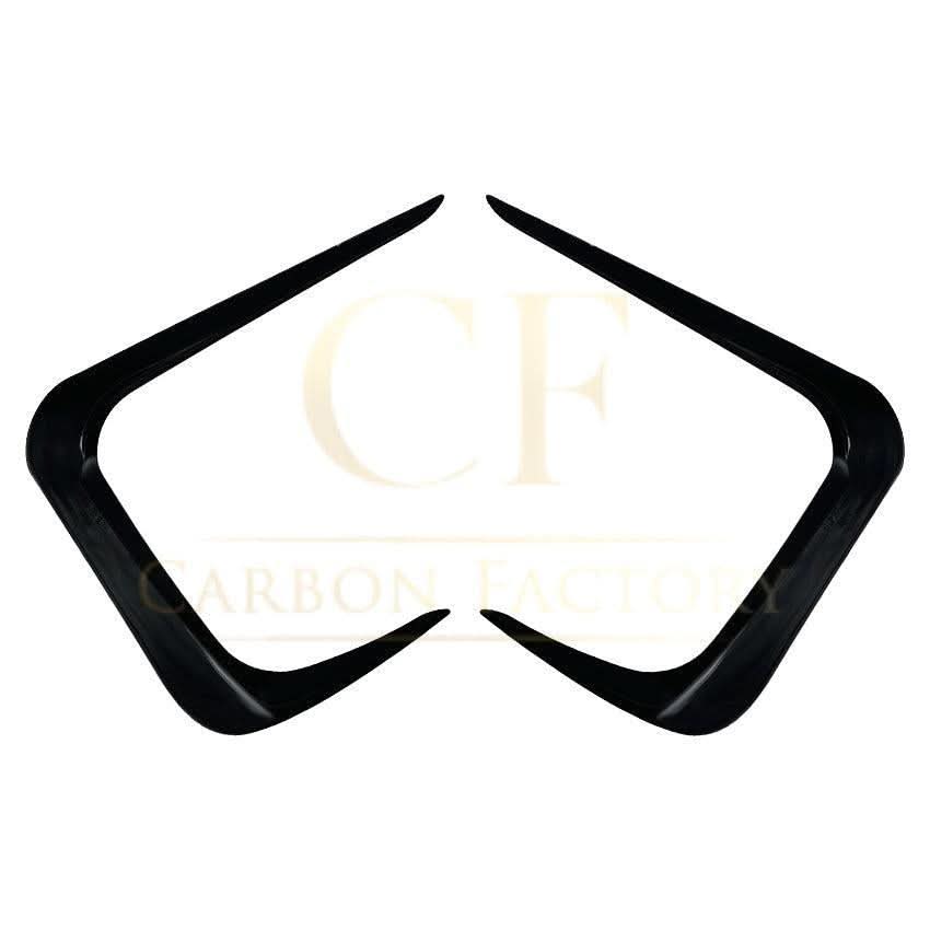Gloss Black Front Bumper Trims for BMW 3 Series G20 G21 LCI 23-25 - Carbon Factory