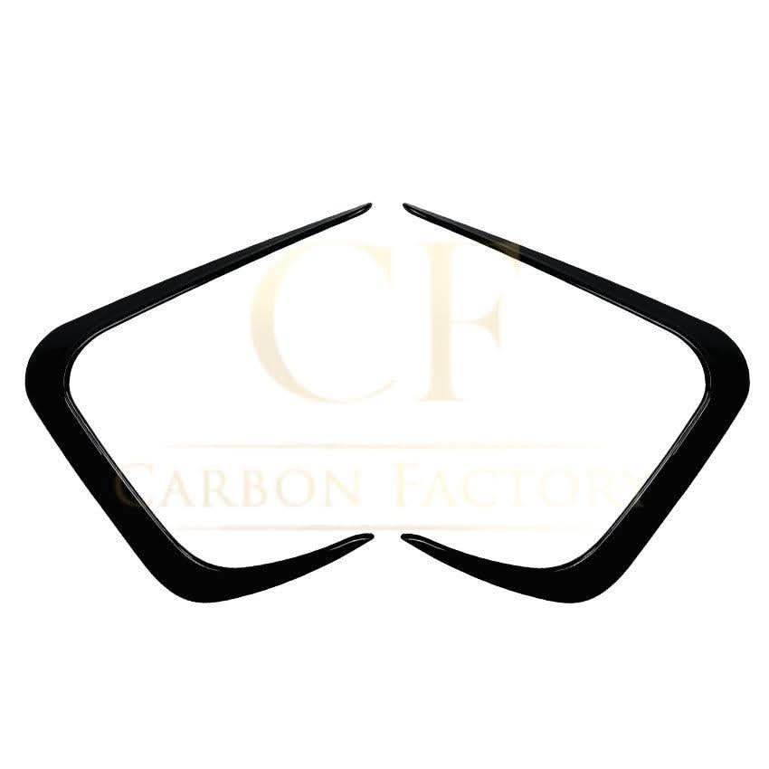 Gloss Black Front Bumper Trims for BMW 3 Series G20 G21 LCI 23-25 - Carbon Factory