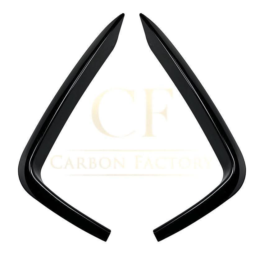 Gloss Black Front Bumper Trims for BMW F22 F23 2 Series 14-20 - Carbon Factory
