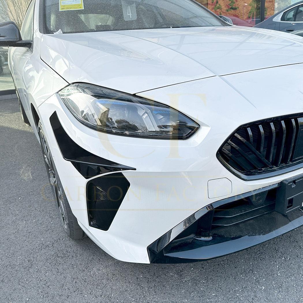 Gloss Black Front Bumper Trims for BMW F74 2 Series Gran Coupe 25-Present - Carbon Factory