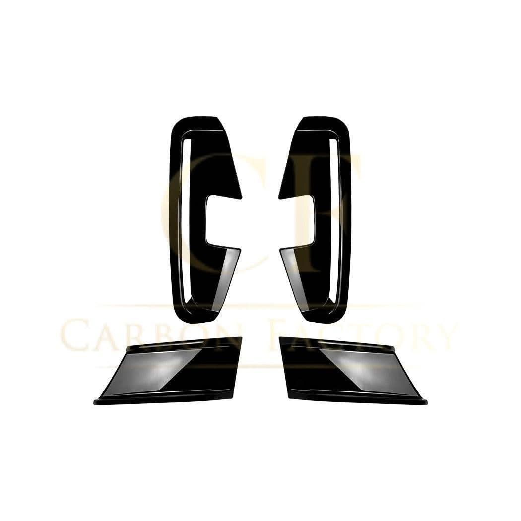 Gloss Black Front Bumper Trims for for BMW G22 G23 4 Series 20-Present - Carbon Factory