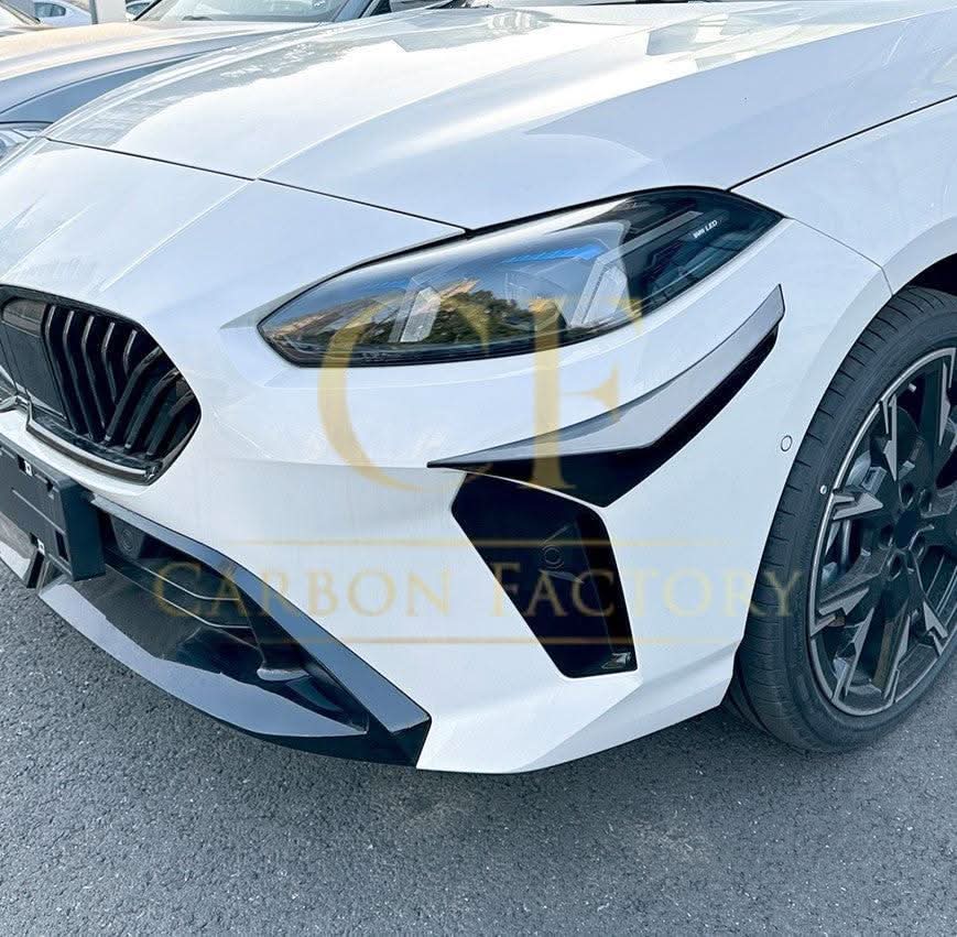 Gloss Black Front Canards A for BMW F70 1 Series 25-Present - Carbon Factory