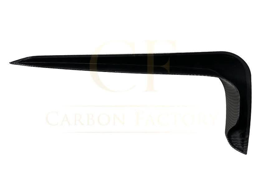 Gloss Black Front Canards for BMW E90 3 Series LCI 09-13 - Carbon Factory