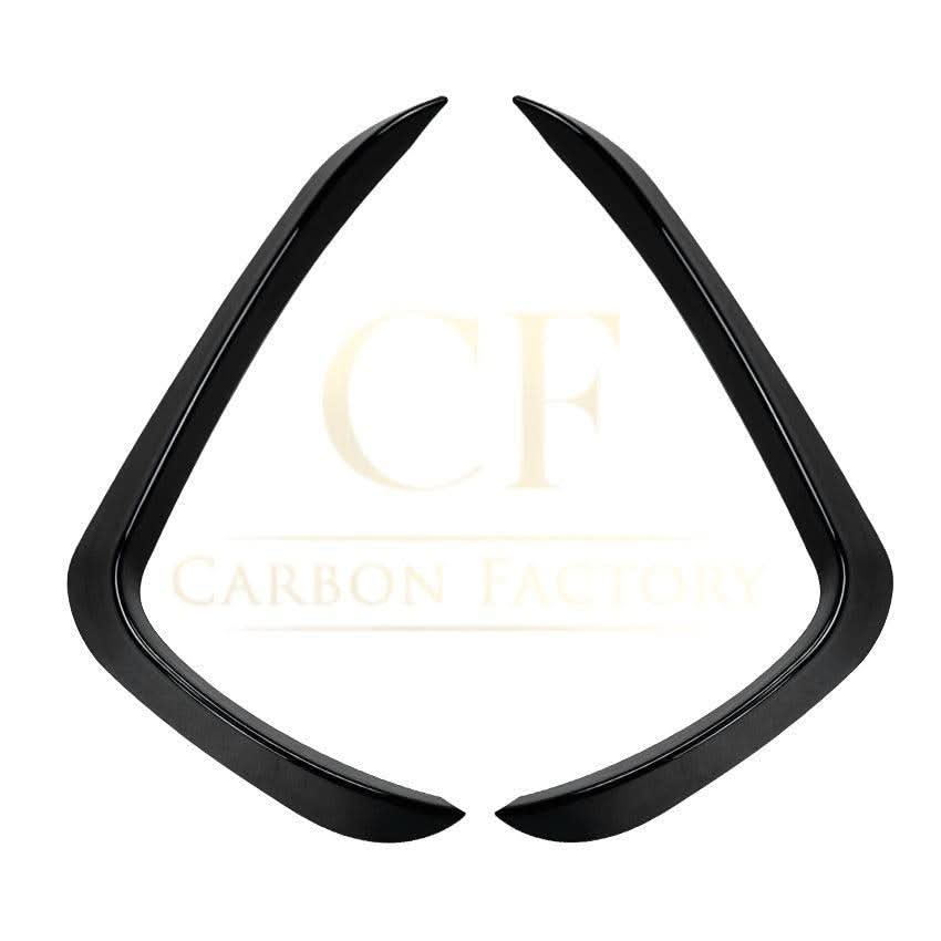 Gloss Black Front Canards for BMW F15 X5 14-18 - Carbon Factory