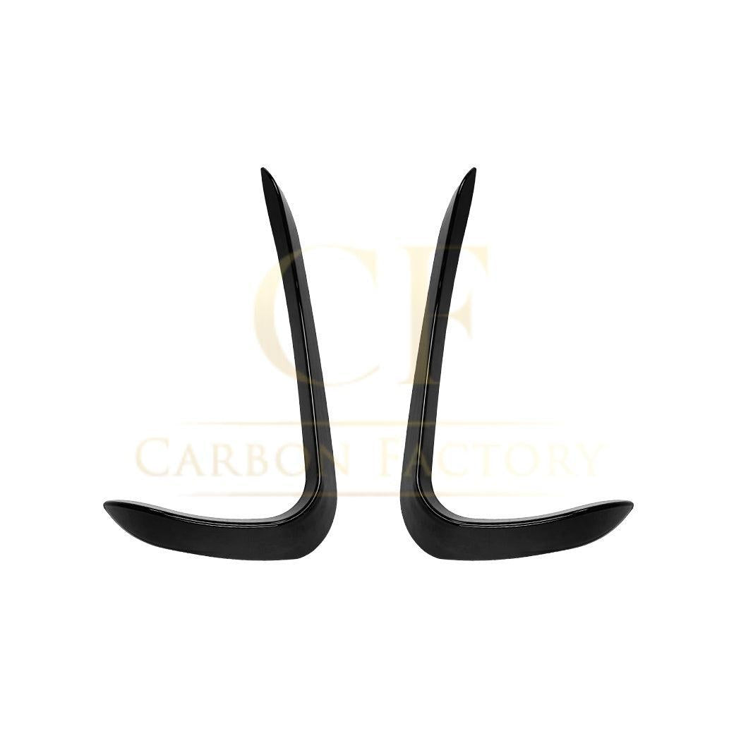 Gloss Black Front Canards for BMW F16 X6 14-18 - Carbon Factory