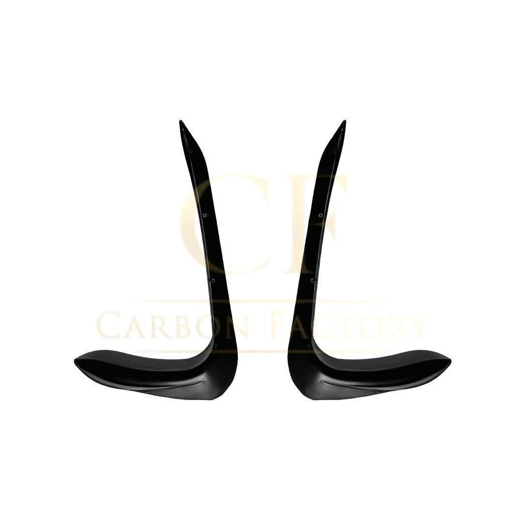 Gloss Black Front Canards for BMW F16 X6 14-18 - Carbon Factory