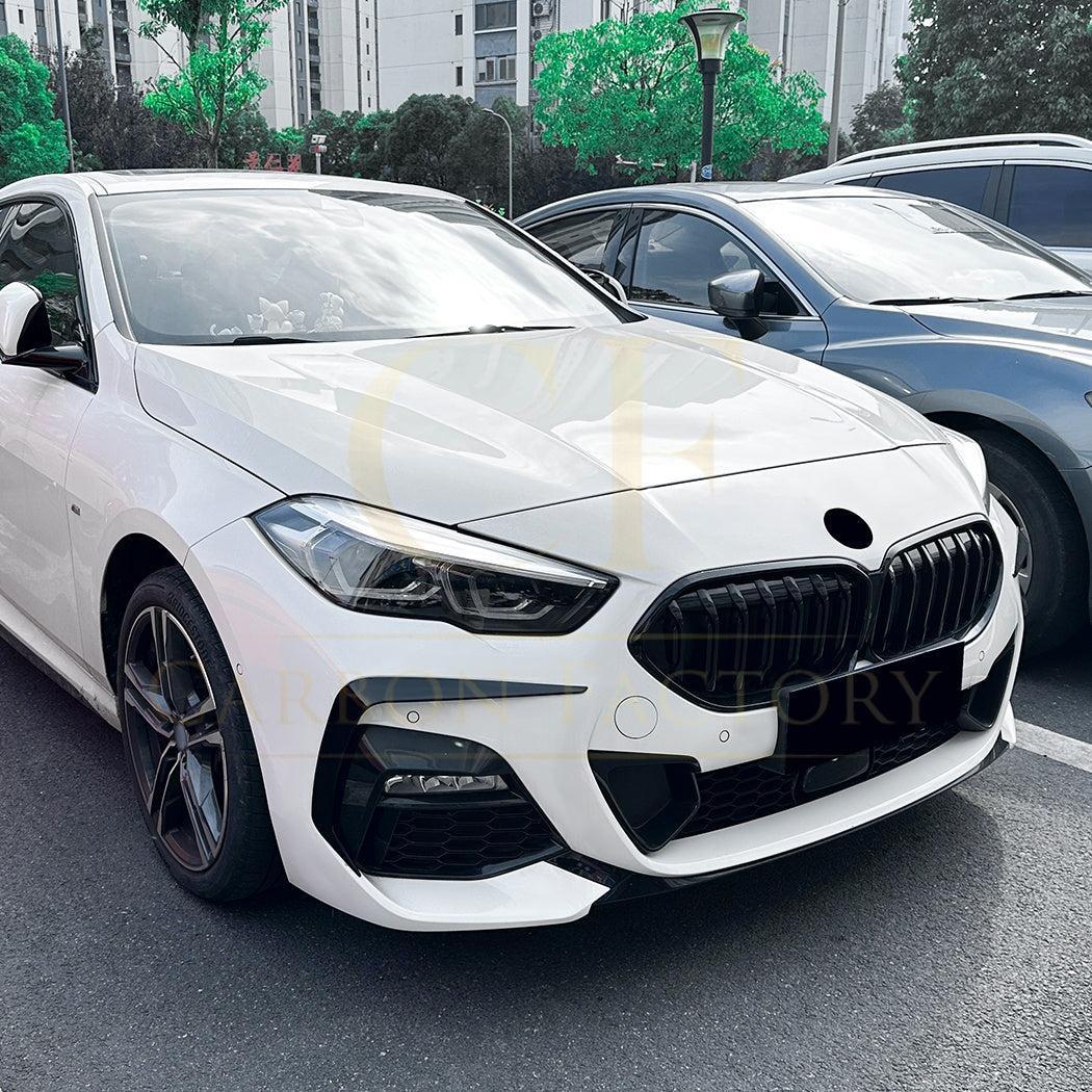 Gloss Black Front Canards for BMW F44 2 Series 4 Door 20-Present - Carbon Factory