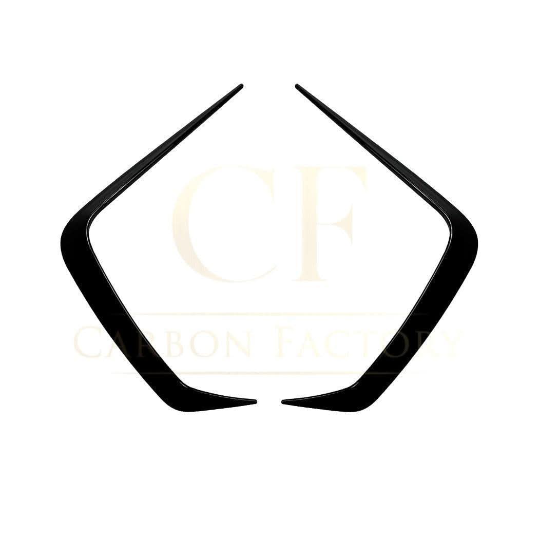 Gloss Black Front Canards for BMW F44 2 Series 4 Door 20-Present - Carbon Factory