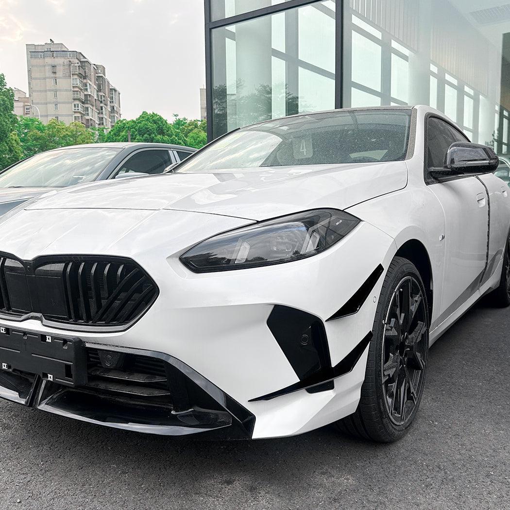 Gloss Black Front Canards for BMW F74 2 Series Gran Coupe 25-Present - Carbon Factory