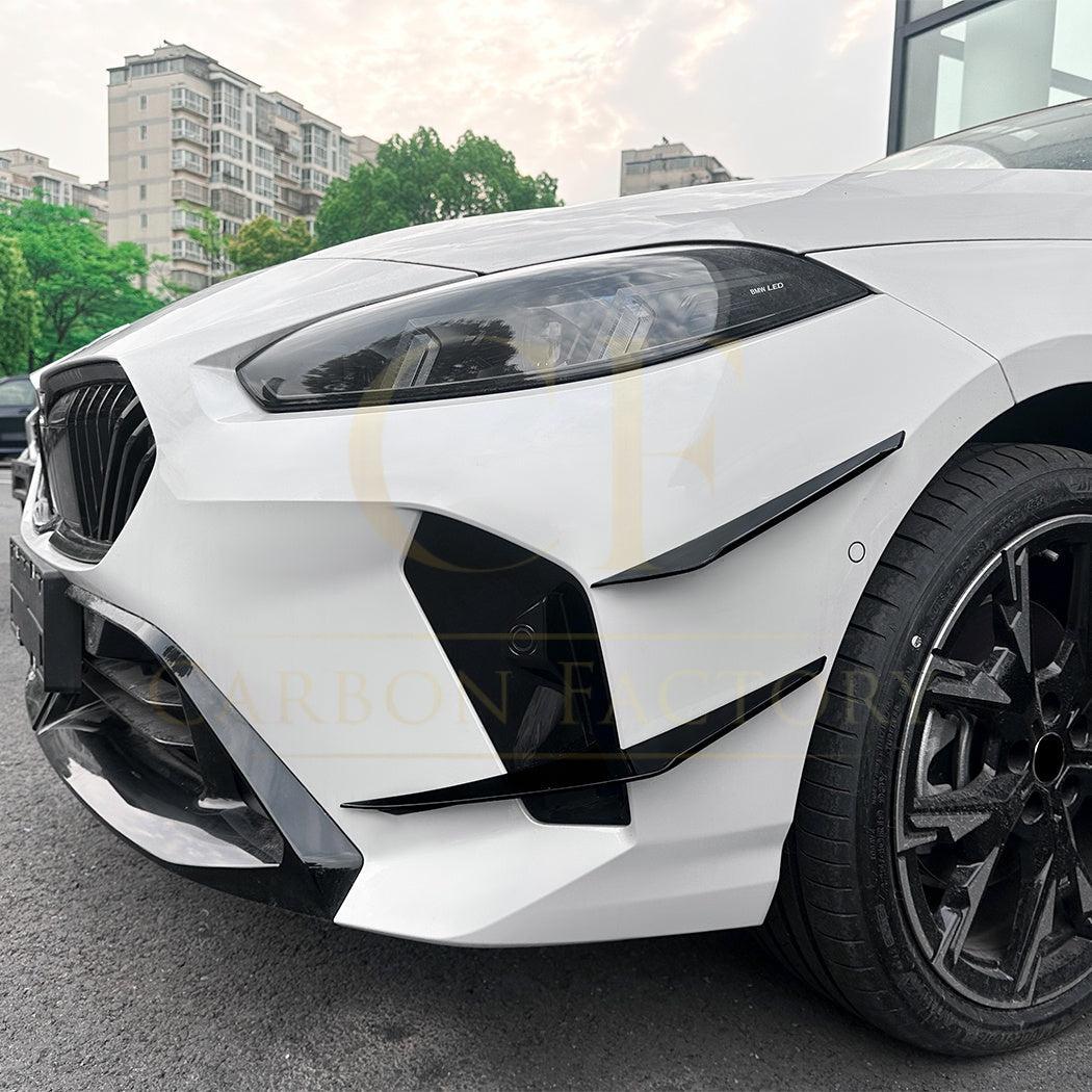 Gloss Black Front Canards for BMW F74 2 Series Gran Coupe 25-Present - Carbon Factory
