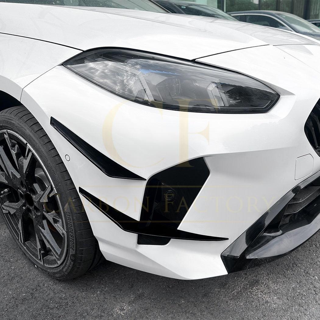 Gloss Black Front Canards for BMW F74 2 Series Gran Coupe 25-Present - Carbon Factory