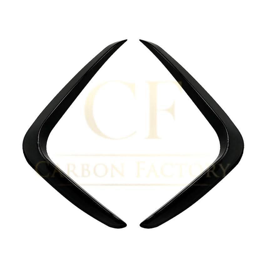 Gloss Black Front Canards for BMW G01 X3 G02 X4 Pre-LCI 18-21 - Carbon Factory