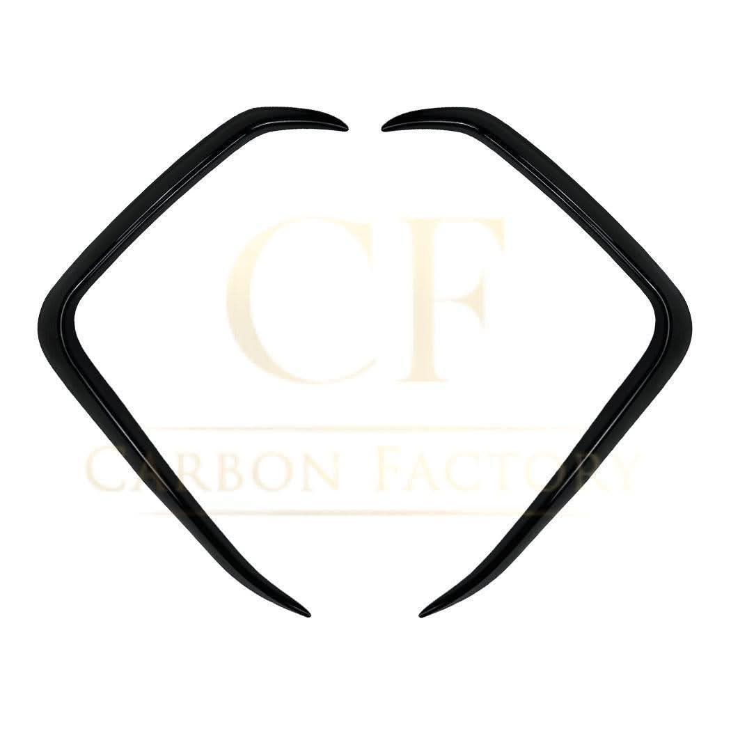 Gloss Black Front Canards for BMW G06 X6 Pre-LCI 19-22 - Carbon Factory