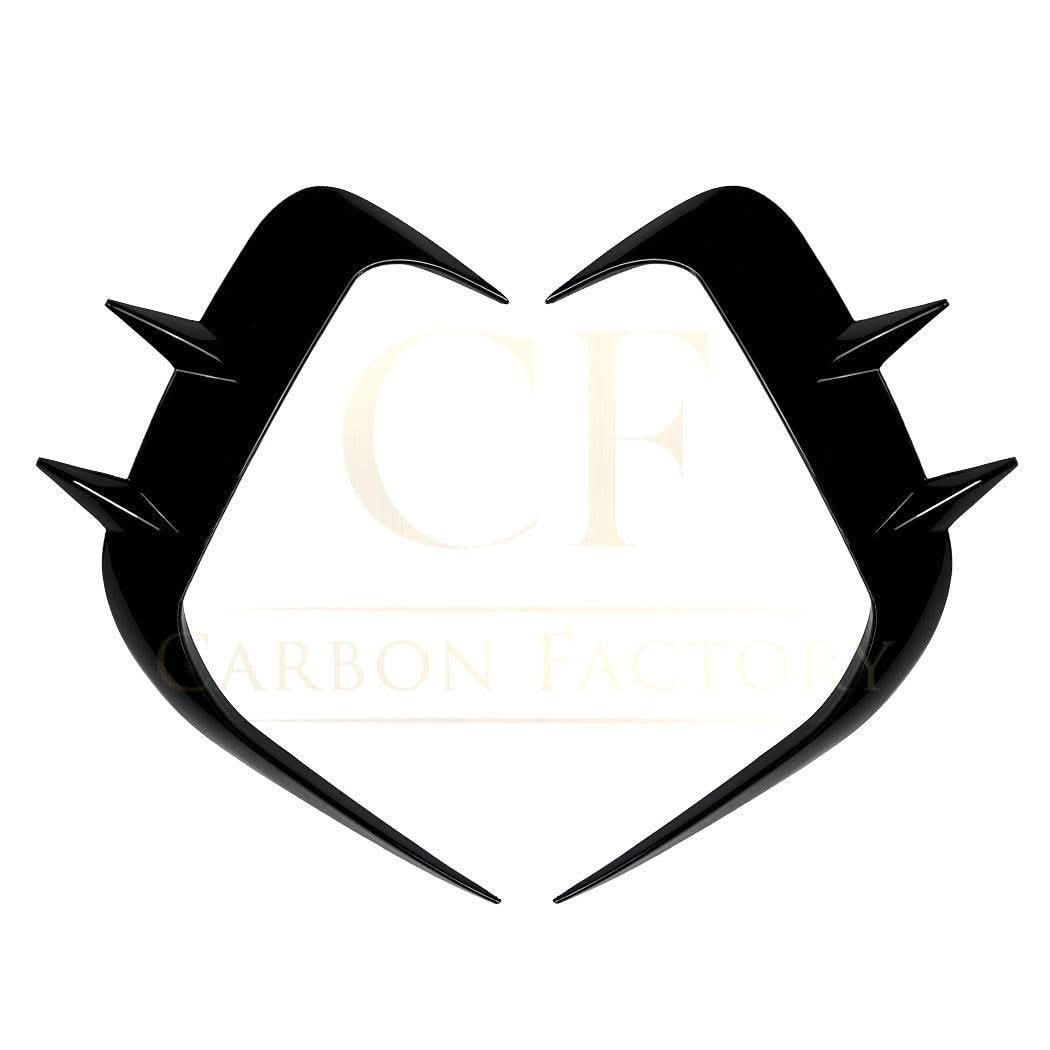 Gloss Black Front Canards for BMW G60 G61 5 Series 24-Present - Carbon Factory