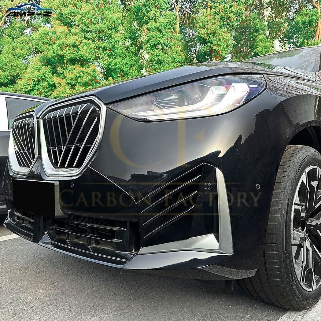 Gloss Black Front Side Grilles for BMW G45 X3 25-Present - Carbon Factory