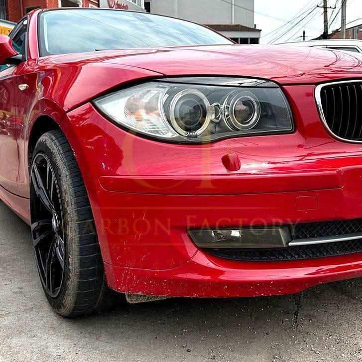 Gloss Black Headlight Trims for BMW 1 Series E81 E82 E88 E87 2007-2013 - Carbon Factory