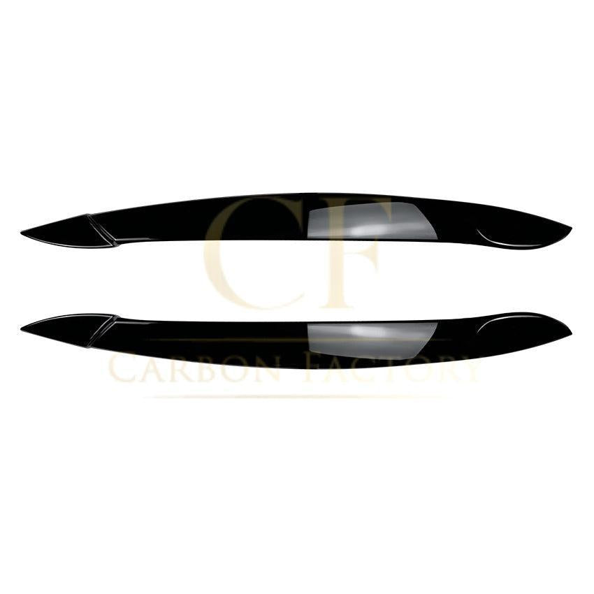 Gloss Black Headlight Trims for BMW E70 X5 08-14 - Carbon Factory