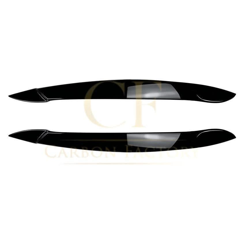 Gloss Black Headlight Trims for BMW E70 X5 08-14 - Carbon Factory