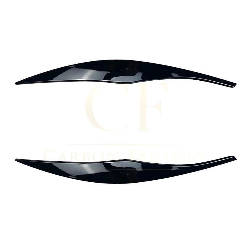 Gloss Black Headlight Trims for BMW E90 E91 3 Series 05-13 - Carbon Factory