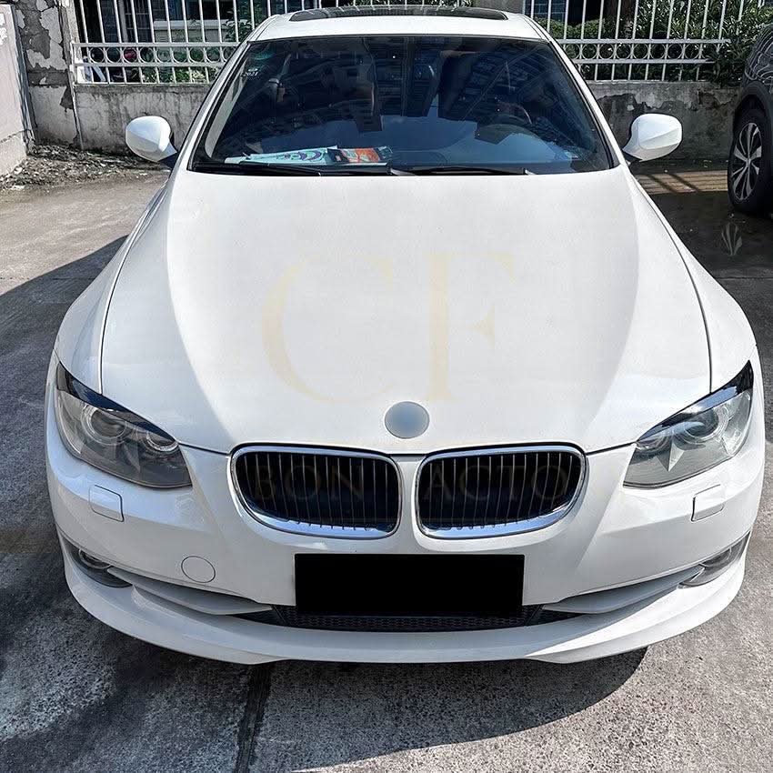 Gloss Black Headlight Trims for BMW E92 E93 3 Series LCI 09-13 - Carbon Factory