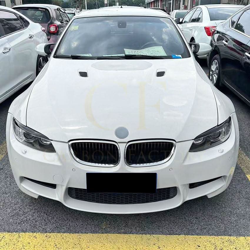 Gloss Black Headlight Trims for BMW E92 E93 Pre LCI 3 Series 05-08 & E90 M3 05-12 - Carbon Factory