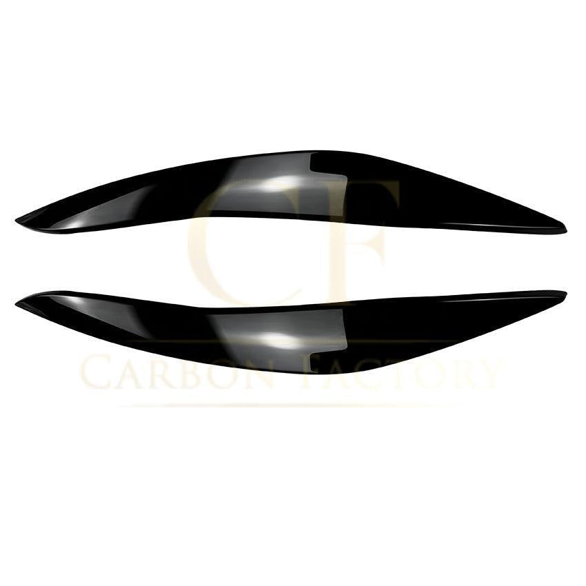 Gloss Black Headlight Trims for BMW F10 F11 5 Series inc M5 Pre-LCI 10-14 - Carbon Factory