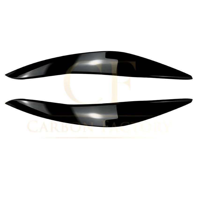 Gloss Black Headlight Trims for BMW F10 F11 5 Series inc M5 Pre-LCI 10-14 - Carbon Factory