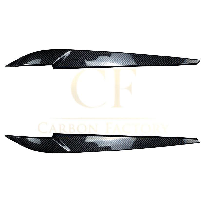 Gloss Black Headlight Trims for BMW F15 X5 F16 X6 14-18 - Carbon Factory