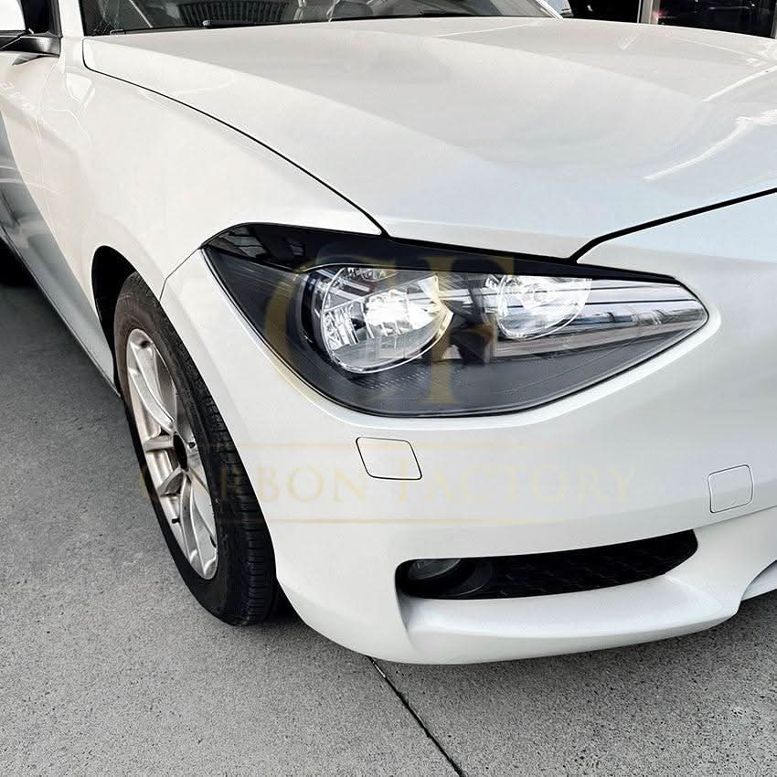 Gloss Black Headlight Trims for BMW F20 F21 1 Series 11-14 - Carbon Factory