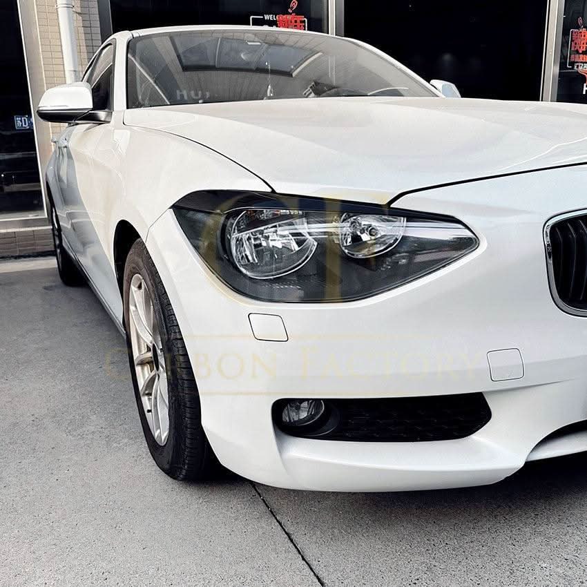 Gloss Black Headlight Trims for BMW F20 F21 1 Series 11-14 - Carbon Factory