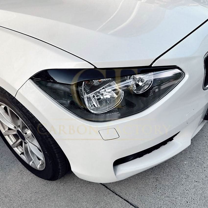 Gloss Black Headlight Trims for BMW F20 F21 1 Series 11-14 - Carbon Factory