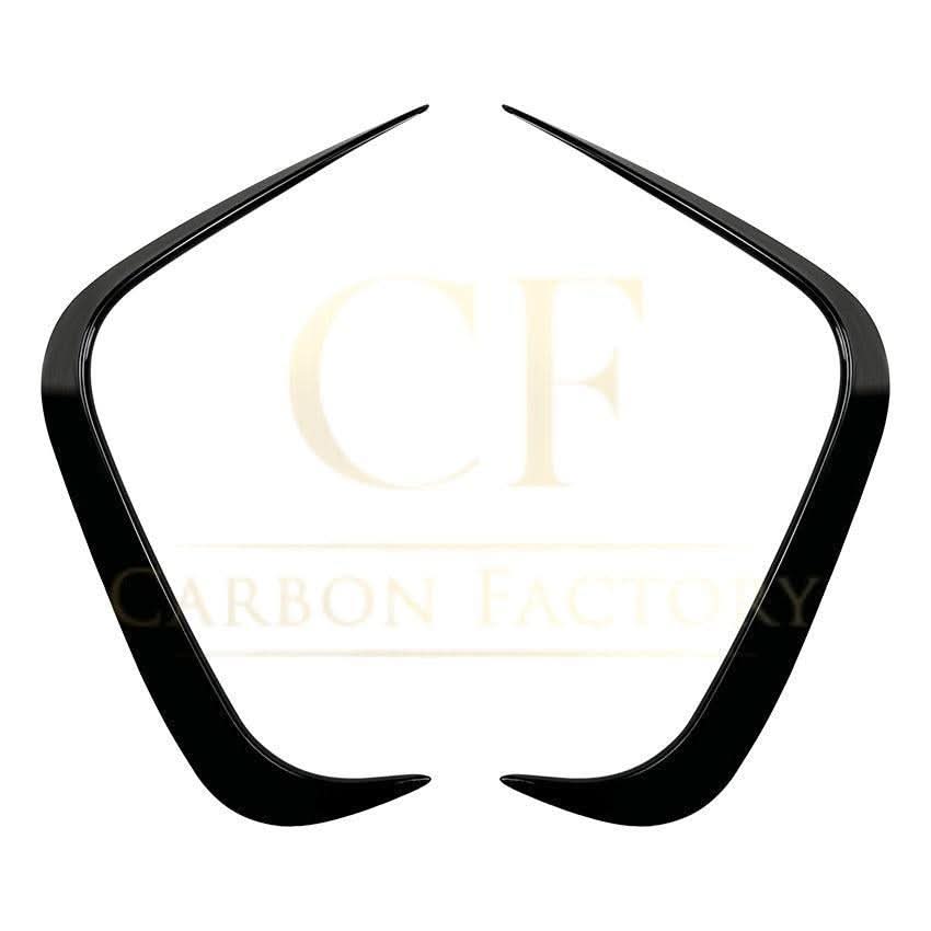 Gloss Black Rear Bumper Canards for BMW F87 M2 OG M2C 14-20 - Carbon Factory