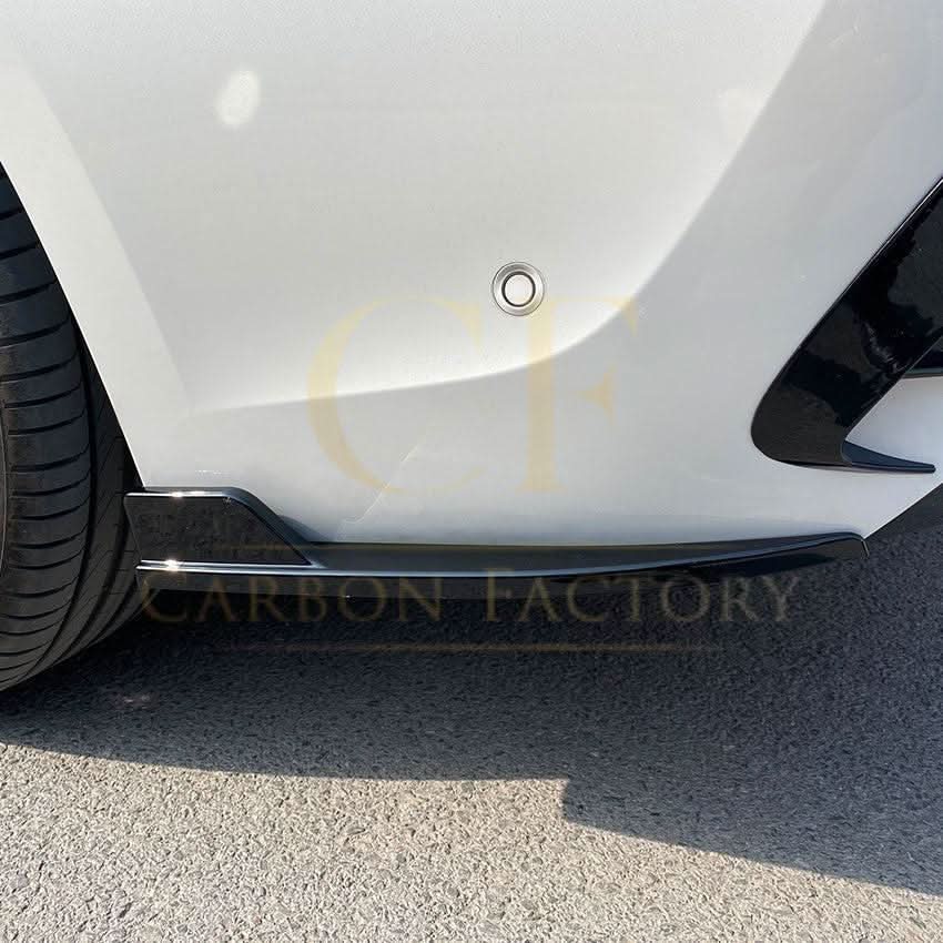 Gloss Black Rear Bumper Spats for BMW 3 Series G20 G21 Pre-LCI 19-22 - Carbon Factory