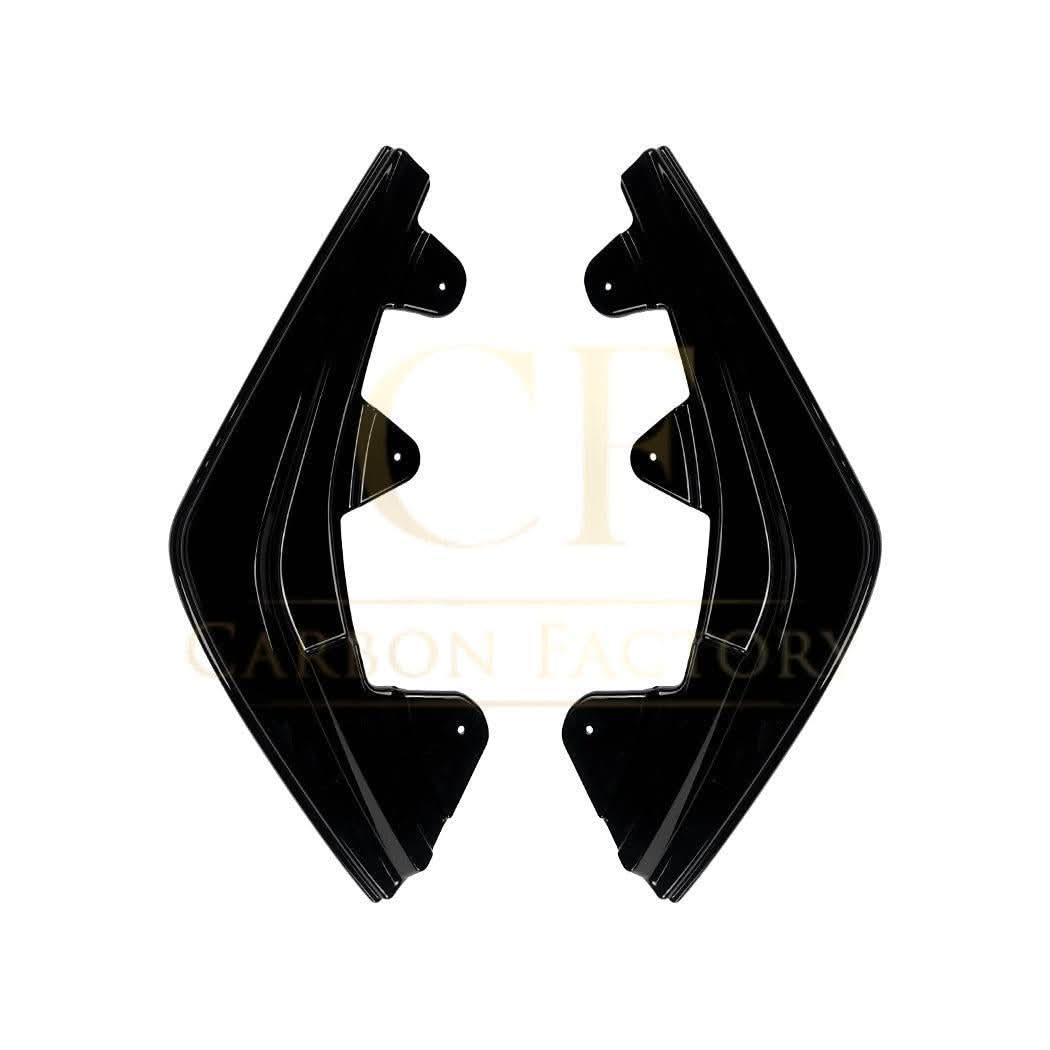 Gloss Black Rear Bumper Spats for BMW F20 F21 1 Series LCI M Sport 15-19 - Carbon Factory