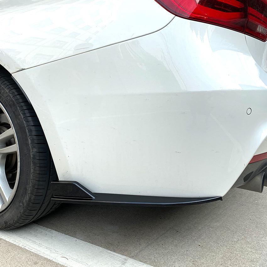 Gloss Black Rear Bumper Spats for BMW F30 F31 3 Series 12-19 - Carbon Factory