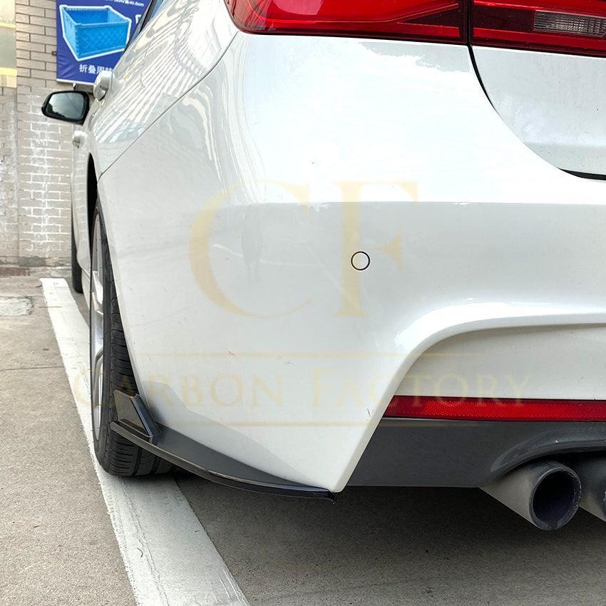 Gloss Black Rear Bumper Spats for BMW F30 F31 3 Series 12-19 - Carbon Factory