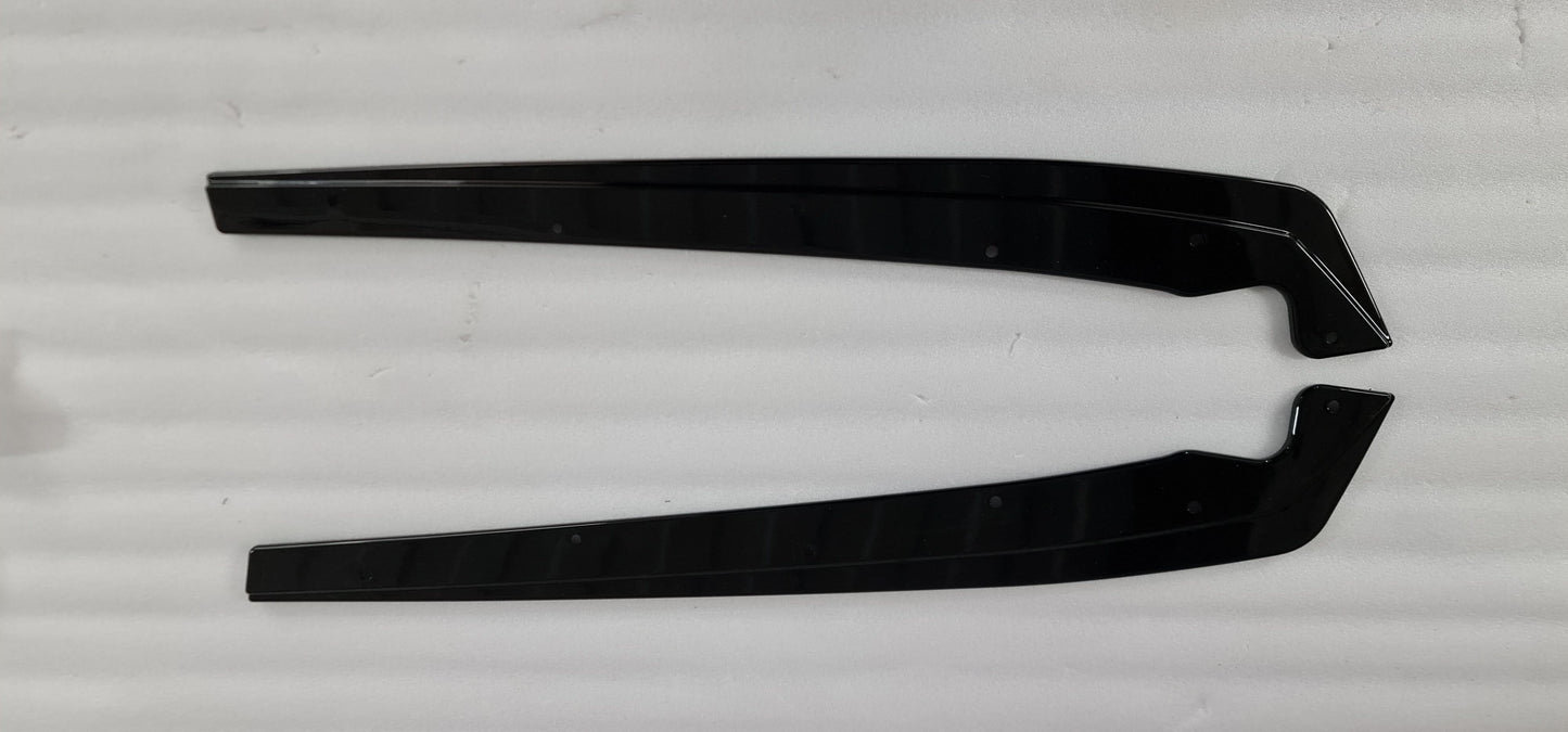 Gloss Black Rear Bumper Spats for BMW F90 M5 G30 G31 5 Series M Sport 17-23 - Carbon Factory