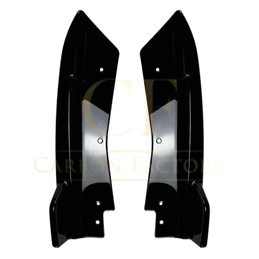 Gloss Black Rear Bumper Spats for BMW G01 X3 LCI 22-24 - Carbon Factory