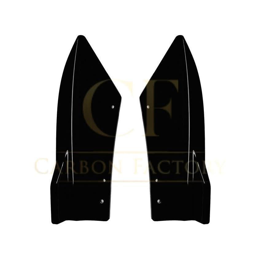 Gloss Black Rear Bumper Spats for BMW G01 X3 Pre-LCI 18-21 - Carbon Factory