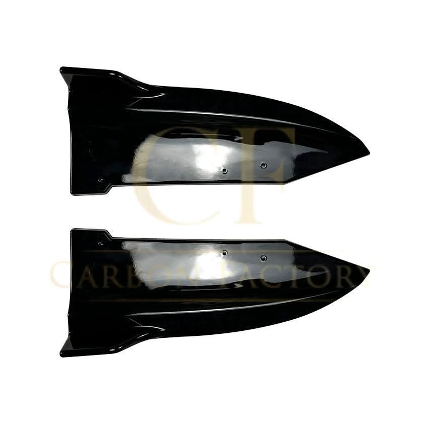 Gloss Black Rear Bumper Spats for BMW G06 X6 Pre-LCI 19-22 - Carbon Factory