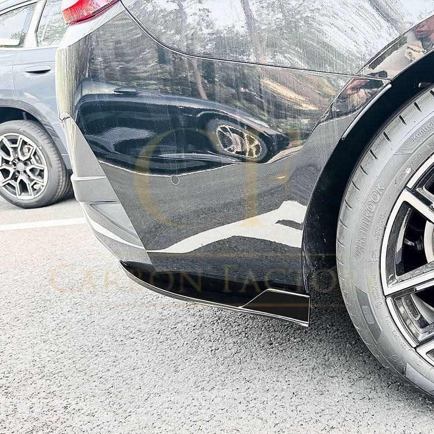 Gloss Black Rear Bumper Spats for BMW G26 4 Series 20-Present - Carbon Factory
