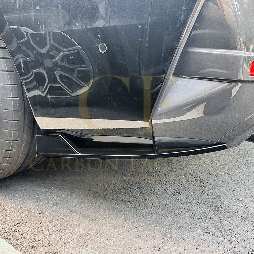 Gloss Black Rear Bumper Spats for BMW G26 4 Series 20-Present - Carbon Factory