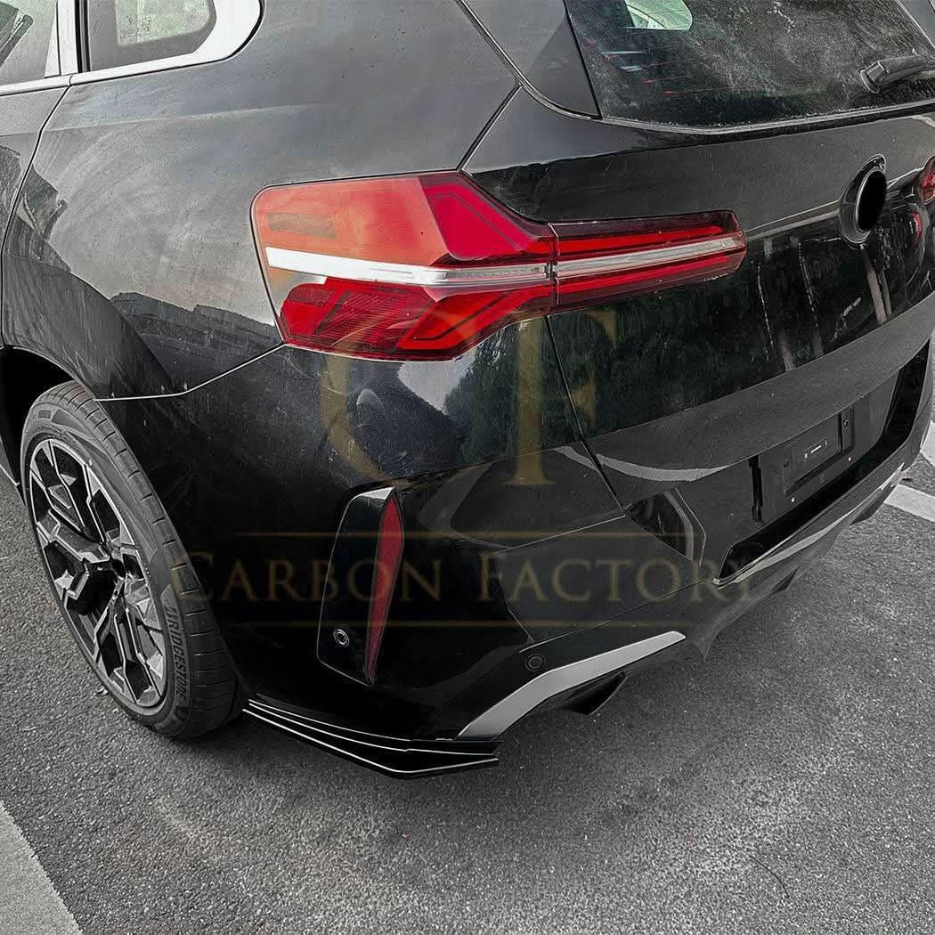 Gloss Black Rear Bumper Spats for BMW G45 X3 25-Present - Carbon Factory