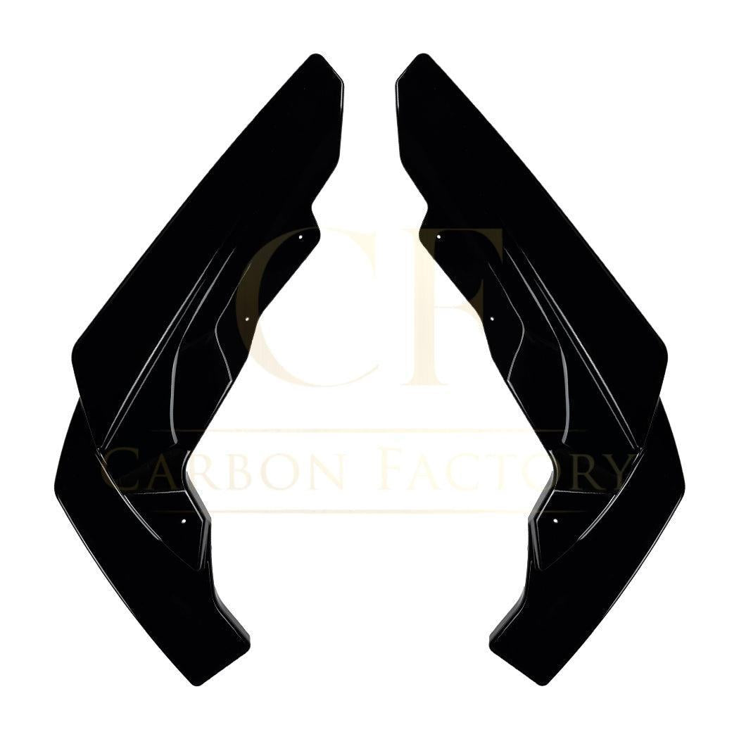Gloss Black Rear Bumper Spats for BMW G87 M2 23-Present - Carbon Factory