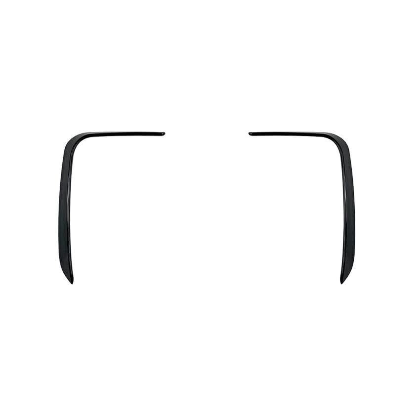 Gloss Black Rear Bumper Trims 1 for BMW G01 X3 LCI 22-24 - Carbon Factory