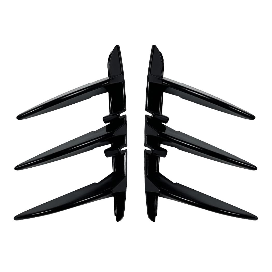 Gloss Black Rear Bumper Trims 2 for BMW F40 1 Series 19-24 - Carbon Factory