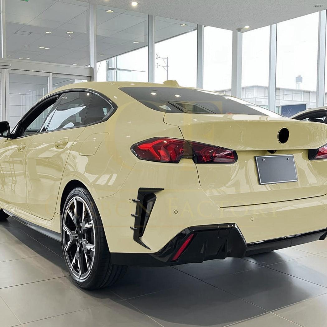Gloss Black Rear Bumper Trims for BMW F74 2 Series Gran Coupe 25-Present - Carbon Factory